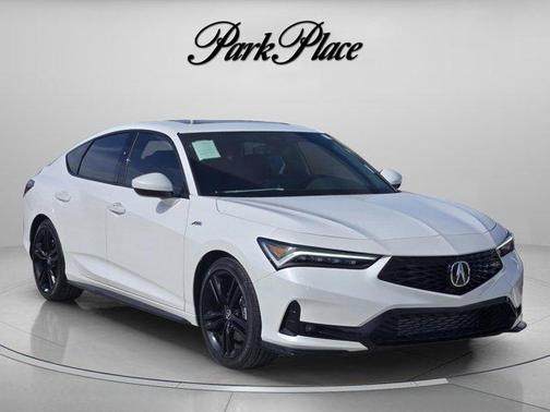 Platinum White Pearl 2026 Acura Integra w/A-Spec Package