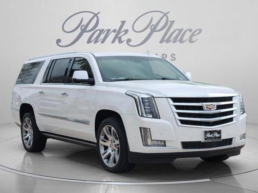 Crystal White Tri-Coat 2018 Cadillac Escalade ESV Premium Luxury
