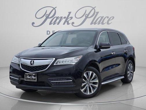 Crystal Black Pearl 2016 Acura MDX 3.5L