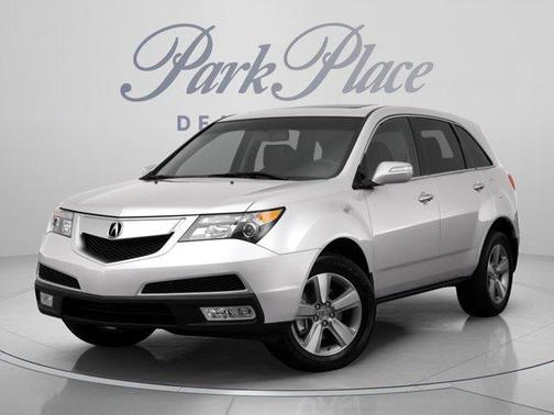 Palladium Metallic 2013 Acura MDX 3.7L Technology