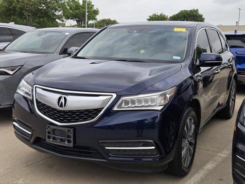 Fathom Blue Pearl 2016 Acura MDX 3.5L