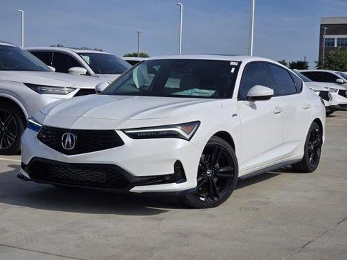 Platinum White Pearl 2026 Acura Integra w/A-Spec Package