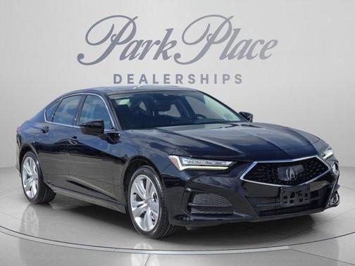 Majestic Black Pearl 2023 Acura TLX Technology