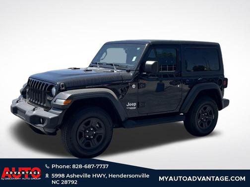 Black Clearcoat 2019 Jeep Wrangler Sport S