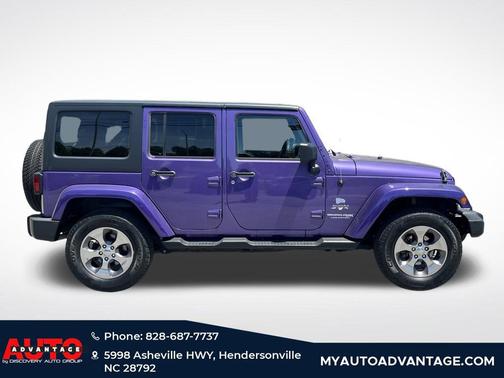 Xtreme Purple Pearlcoat 2018 Jeep Wrangler JK Unlimited Sahara