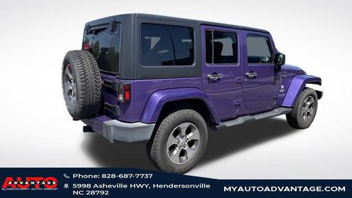 Xtreme Purple Pearlcoat 2018 Jeep Wrangler JK Unlimited Sahara