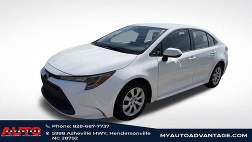 Super White 2020 Toyota Corolla LE