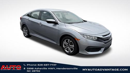 Lunar Silver Metallic 2017 Honda Civic LX
