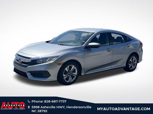 Lunar Silver Metallic 2017 Honda Civic LX