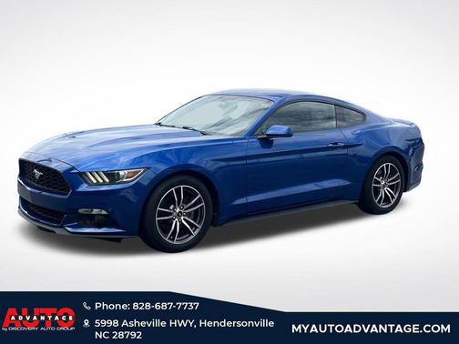 Lightning Blue Metallic 2017 Ford Mustang EcoBoost Premium