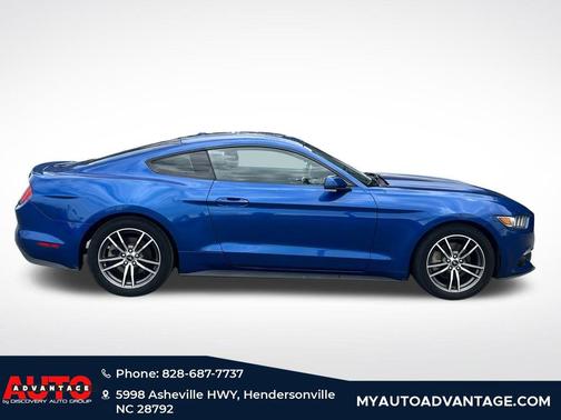 Lightning Blue Metallic 2017 Ford Mustang EcoBoost Premium