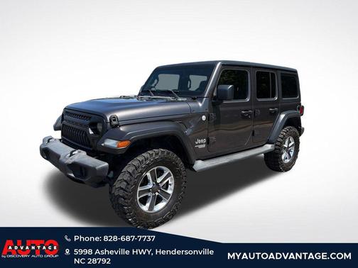 Granite Crystal Metallic Clearcoat 2018 Jeep Wrangler Unlimited Sport