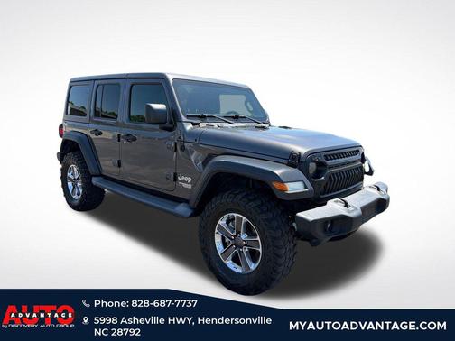 Granite Crystal Metallic Clearcoat 2018 Jeep Wrangler Unlimited Sport
