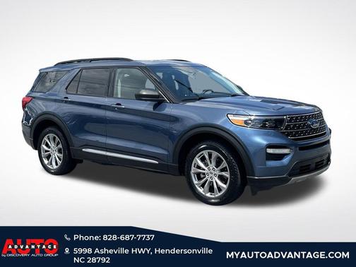 Blue Metallic 2020 Ford Explorer XLT