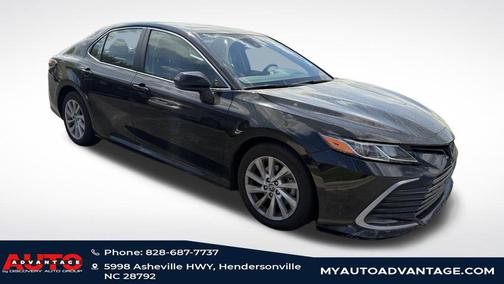 Midnight Black Metallic 2021 Toyota Camry LE