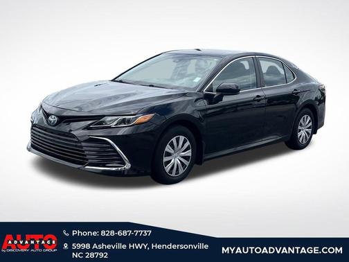 Midnight Black Metallic 2024 Toyota Camry Hybrid LE