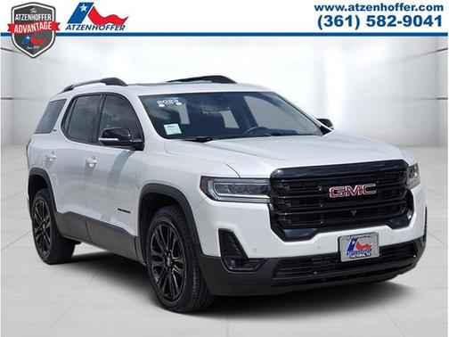 White Frost Tricoat 2023 GMC Acadia SLT