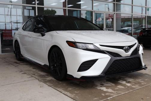 Midnight Black Metallic 2020 Toyota Camry TRD