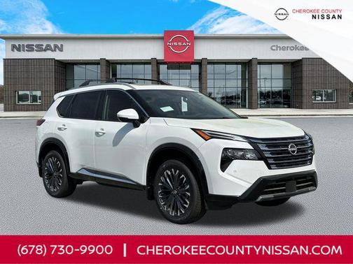 White Pearl 2026 Nissan Rogue Platinum