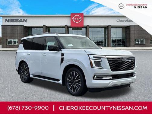 White Pearl 2026 Nissan Armada Platinum Reserve