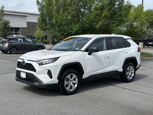 White 2022 Toyota RAV4 LE