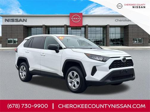 White 2022 Toyota RAV4 LE