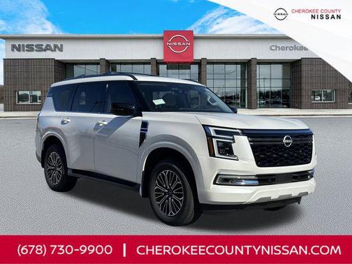 White 2026 Nissan Armada Platinum