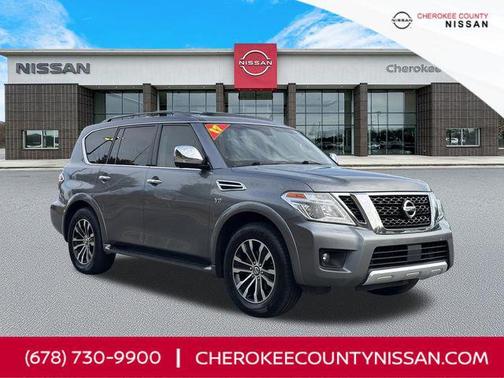 Gun Metallic 2017 Nissan Armada Platinum
