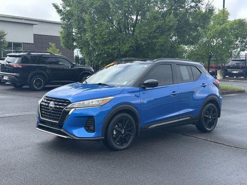 Electric Blue Metallic 2024 Nissan Kicks SR