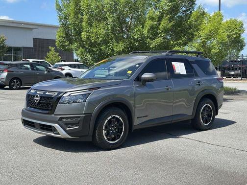 Gun Metallic 2023 Nissan Pathfinder Rock Creek 4WD