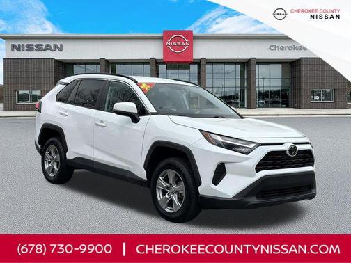 White 2022 Toyota RAV4 XLE