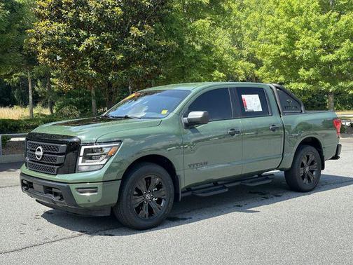 Green Metallic 2024 Nissan Titan SV