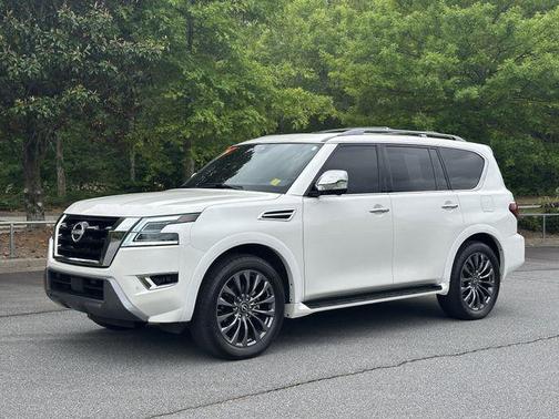 Aspen White Tricoat 2024 Nissan Armada Platinum 4WD