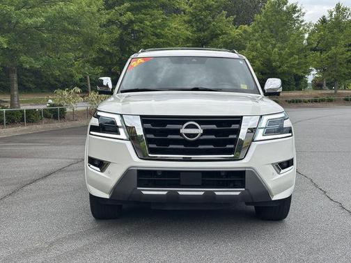 Aspen White Tricoat 2024 Nissan Armada Platinum 4WD
