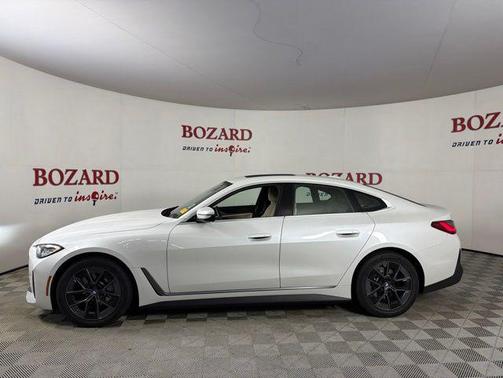 White Metallic 2023 BMW i4 Gran Coupe eDrive40