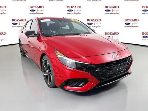 Scarlet Red 2023 Hyundai ELANTRA N Line
