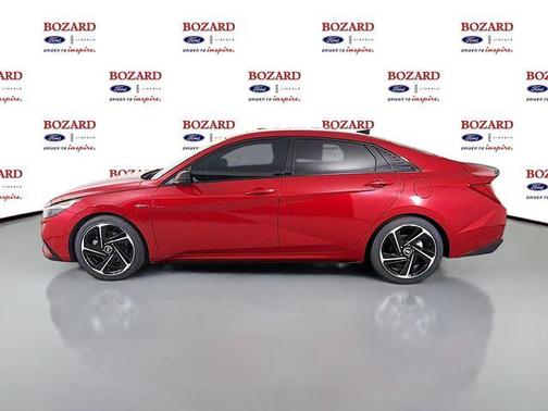 Scarlet Red 2023 Hyundai ELANTRA N Line