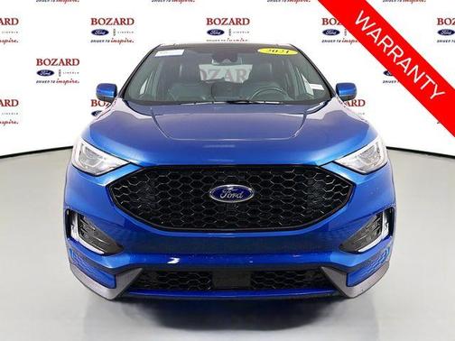 Blue Metallic 2021 Ford Edge ST Line