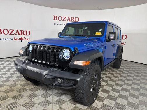 Hydro Blue Pearl 2021 Jeep Wrangler Unlimited Sport