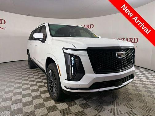 Crystal White 2025 Cadillac Escalade ESV Sport Platinum
