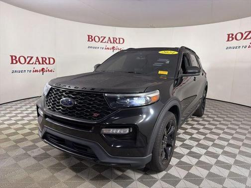Agate Black Metallic 2024 Ford Explorer ST