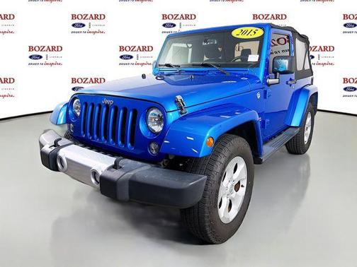 Hydro Blue Pearl 2015 Jeep Wrangler Sahara