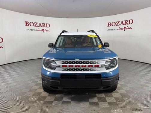 Blue 2023 Ford Bronco Sport Heritage Limited