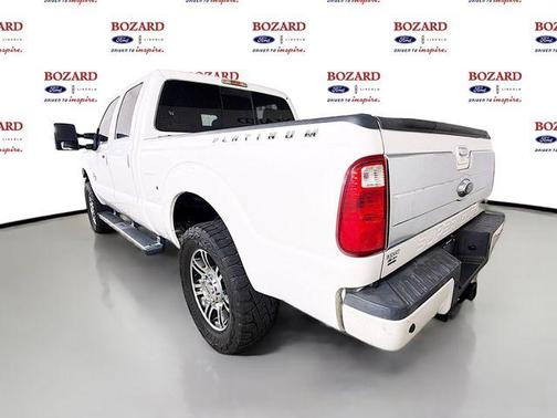 White Platinum Tri-Coat Metallic 2015 Ford F-250 Platinum