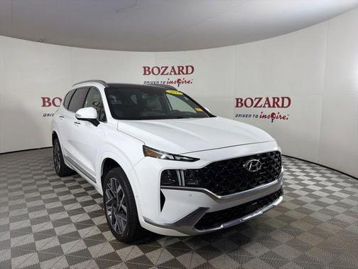 White Pearl 2023 Hyundai SANTA FE Calligraphy