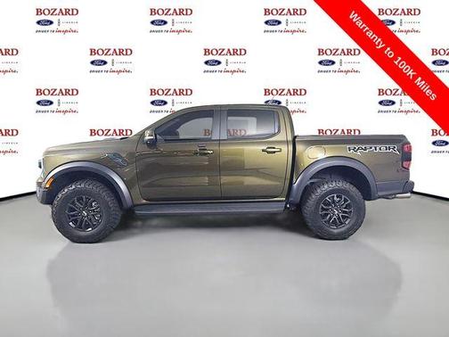 Green Metallic 2025 Ford Ranger Raptor