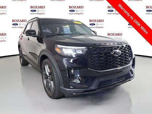 Black Metallic 2025 Ford Explorer ST
