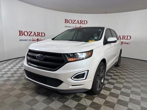 White Platinum 2016 Ford Edge Sport