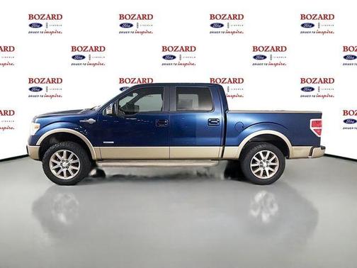 Blue 2014 Ford F-150 King Ranch
