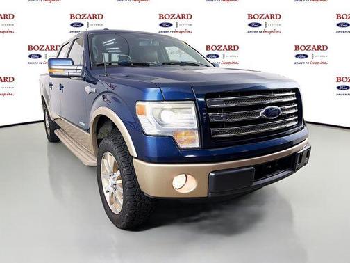 Blue 2014 Ford F-150 King Ranch